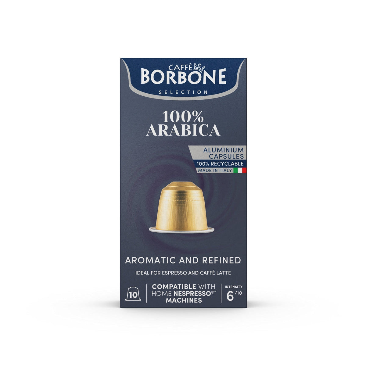 Caffè Borbone 100% Arabica aluminum capsules