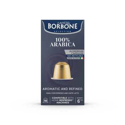 Caffè Borbone 100% Arabica aluminum capsules