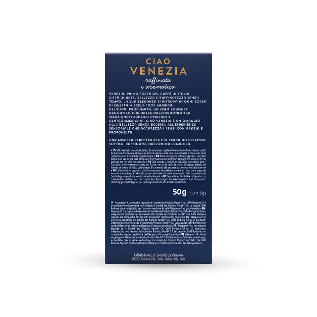 Ciao Venezia Blend - Aluminum Nespresso®* Machine Compatible Capsules