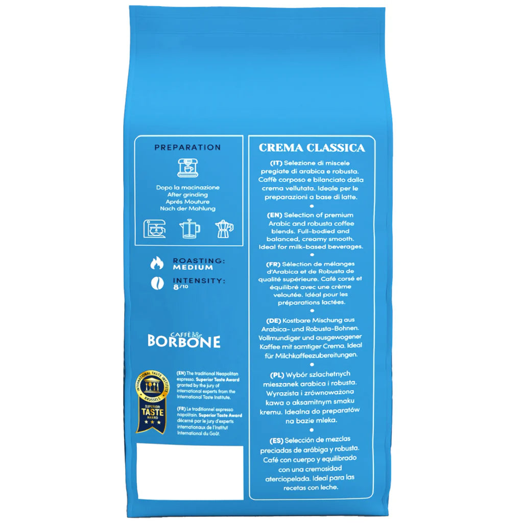 Caffè Borbone Crema Classica Whole Bean Coffee