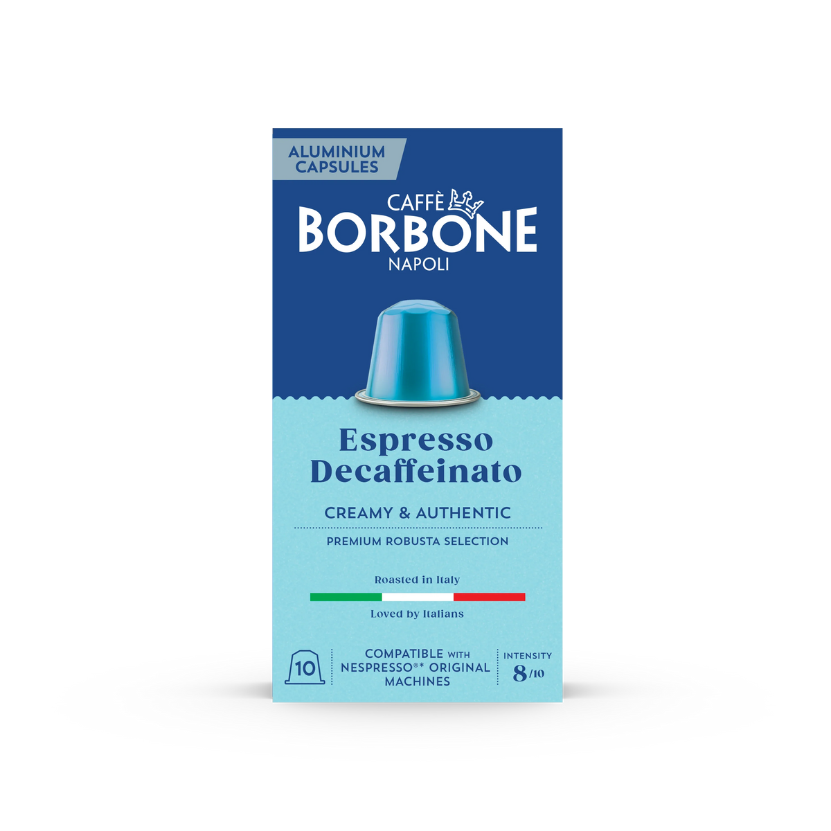 Caffè Borbone Decaf aluminum capsules