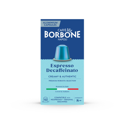 Caffè Borbone Decaf aluminum capsules