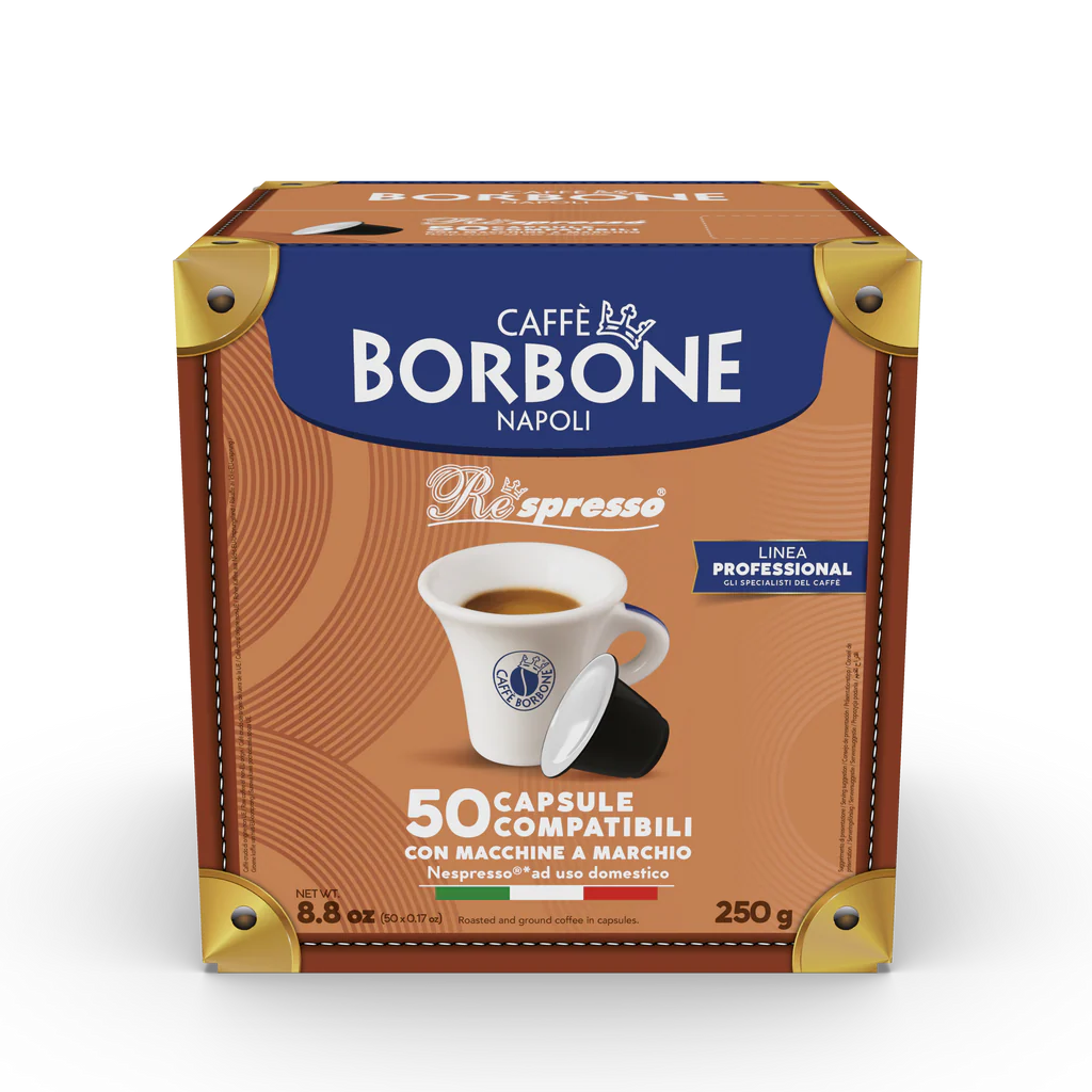 BORBONE DEK [8/10 Intensity] - Nespresso®* Machine Compatible Capsules (Decaf) - 50PK