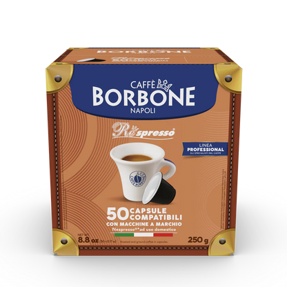 BORBONE DEK [8/10 Intensity] - Nespresso®* Machine Compatible Capsules (Decaf) - 50PK