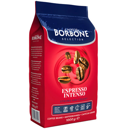 CAFFE BORBONE ESPRESSO INTENSO [9/10 Intensity] - 1KG - WHOLE COFFEE BEANS