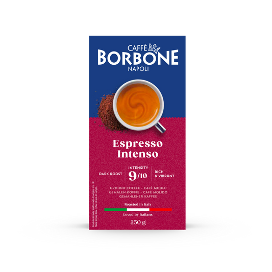 CAFFE BORBONE Espresso Intenso Ground Coffee [9/10 Intensity] - 250g