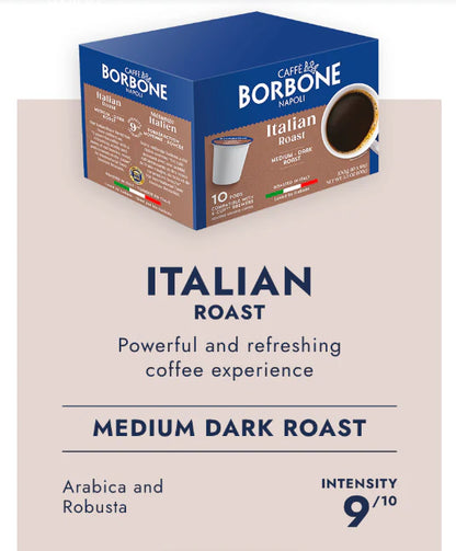 Caffe Borbone Italian Roast [9/10 Intensity] K-CUP 10 pack