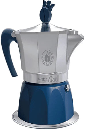 Caffè Borbone MokaCiao Induction Moka Pot + 15 Free Pods