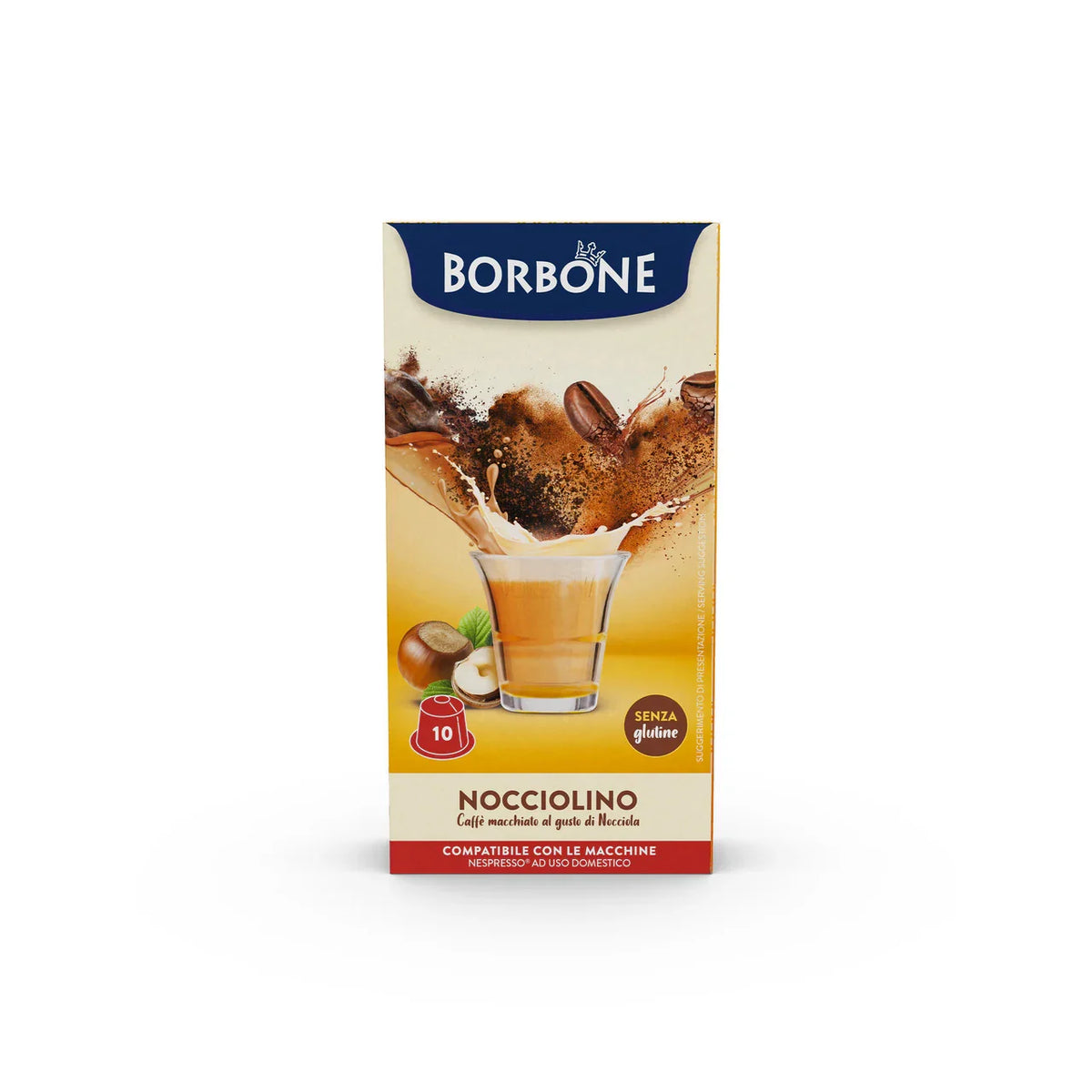 Caffè Borbone Nocciolino Hazelnut capsules in the Flavour Lovers Box