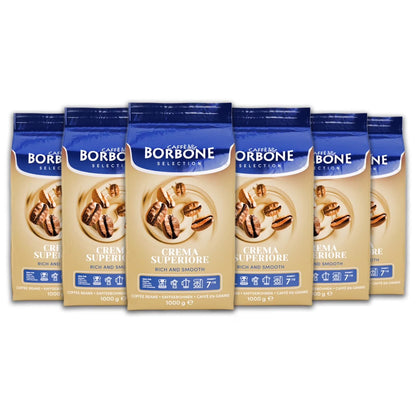 CAFFE BORBONE CREMA SUPERIORE [7/10 Intensity] - 1KG - WHOLE COFFEE BEANS
